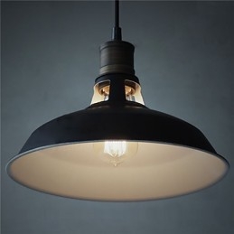 Industriële Vintagen Mini Metalen Hanglamp 1 Licht Multi Kleur Optioneel