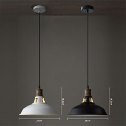Industriële Vintagen Mini Metalen Hanglamp 1 Licht Multi Kleur Optioneel