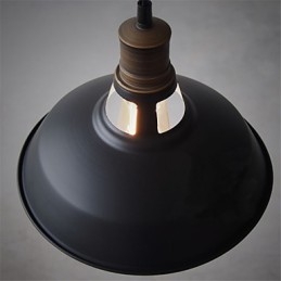 Industriële Vintagen Mini Metalen Hanglamp 1 Licht Multi Kleur Optioneel