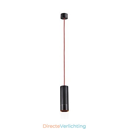 1-lichts mini hanglamp zwart geanodiseerd met aluminium 1-lichts mini hanglamp zwart geanodiseerd met aluminium
