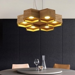 Hanglampen Landelijk Hout Bamboe