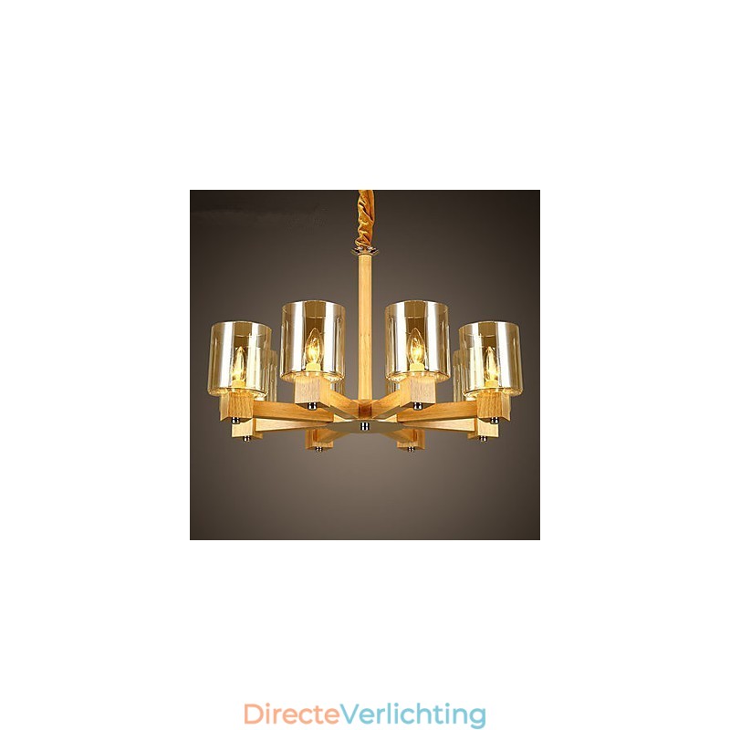 Hanglampen Landelijk Hout Bamboe