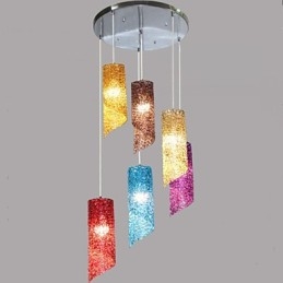 Kop Cilindrisch Rond lang Aluminium Cilinder Creatieve lampen