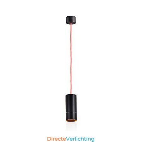 1-lichts mini hanglamp zwart geanodiseerd met aluminium 1-lichts mini hanglamp zwart geanodiseerd met aluminium