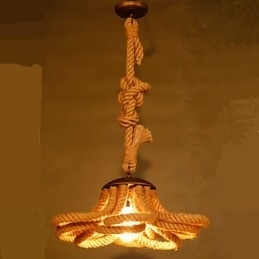 Amerikaanse Pastoralge Touwlamp Retro