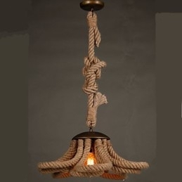 Amerikaanse Pastoralge Touwlamp Retro