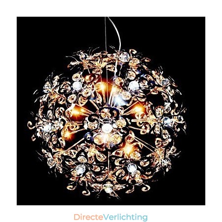 Moderne eigentijdse chromen kristallen hanglamp Moderne eigentijdse chromen kristallen hanglamp
