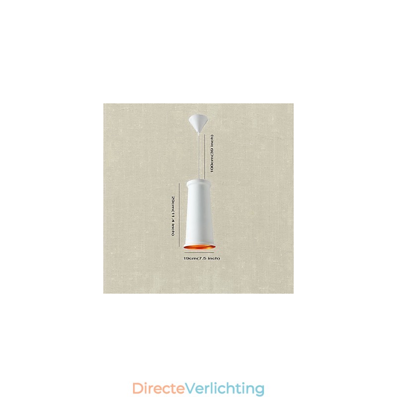 Klassieke rustieke vintage mini-stijl schilderij metalen hanglamp