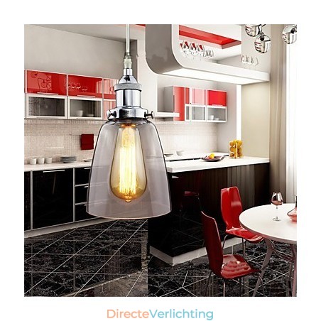 Moderne Chromen Glazen Vintage Industriële Retro Fitting Edison Hanglamp Café Porch Light Moderne Chromen Glazen Vintage Industriële Retro Fitting Edison Hanglamp Café Porch Light