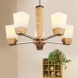 Hanglampen Landelijk Hout Bamboe