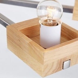Hanglampen Landelijk Hout Bamboe