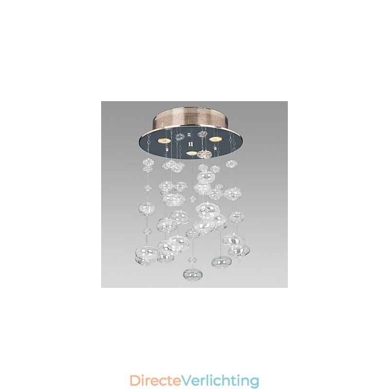 Semi-inbouw met 3 lampen