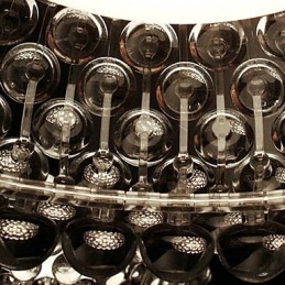 Gekralen hanglamp met 1 lichtbron