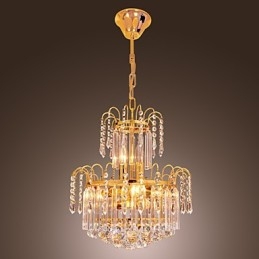 Luxe kristallen kroonluchter met 7 lampen