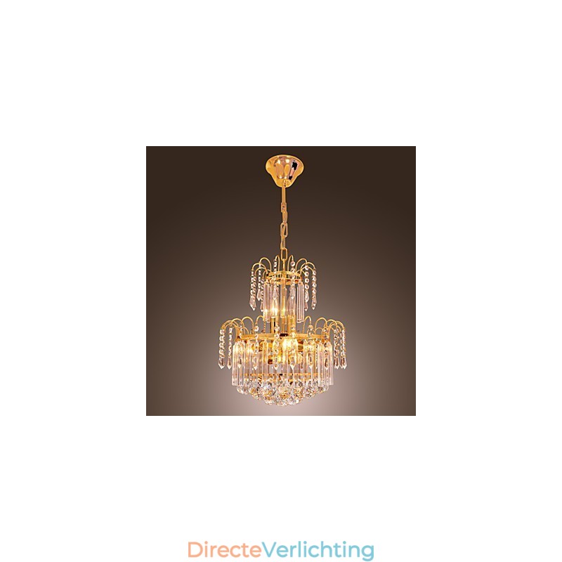 Luxe kristallen kroonluchter met 7 lampen
