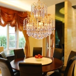 Luxe kristallen kroonluchter met 7 lampen