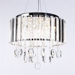 Kristallen hanglamp met 3 lampen