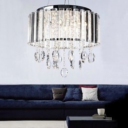 Kristallen hanglamp met 3 lampen