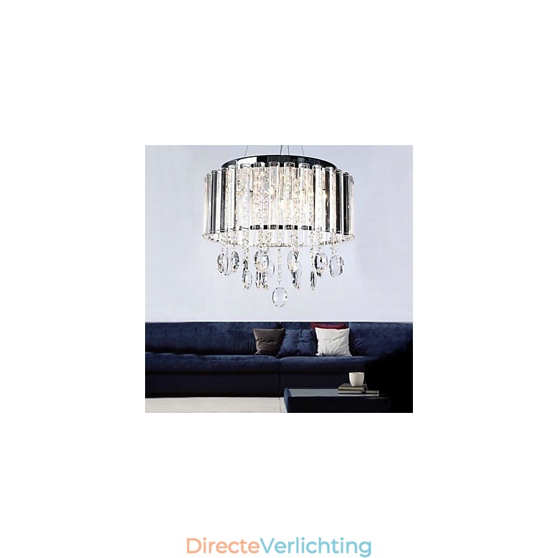 Kristallen hanglamp met 3 lampen