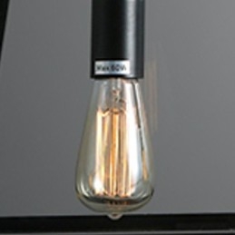 Rustieke Lodge Mini Stijl Gegalvaniseerde Metalen Kroonluchter