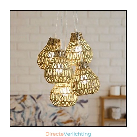 Cage Rope Creatieve RETRO Kunst 5 Hoofd Kroonluchter Cage Rope Creatieve RETRO Kunst 5 Hoofd Kroonluchter