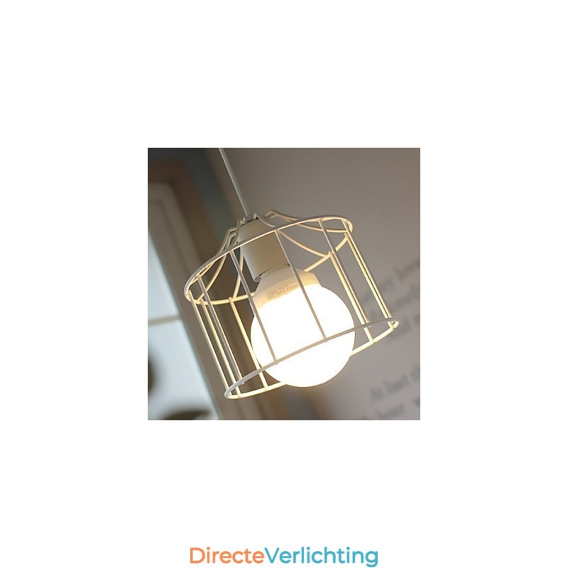 1 lampen landelijke metalen hanglamp