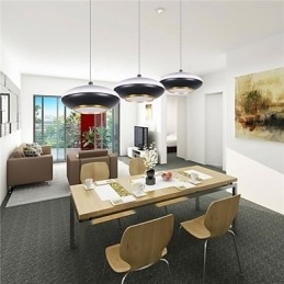 Modern Vliegende schotel Ontwerp Hoge Kwaliteit Hanglamp Café