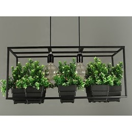 Moderne, eigentijdse decoratieve design hanglamp (planten niet inbegrepen)