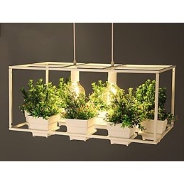 Moderne, eigentijdse decoratieve design hanglamp (planten niet inbegrepen)