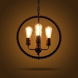 Creatieve Retro Hanglampen Amerikaanse Landelijke Smeedijzeren Kroonluchter