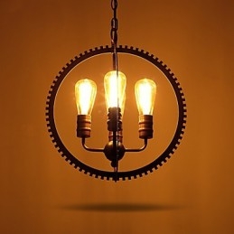 Creatieve Retro Hanglampen Amerikaanse Landelijke Smeedijzeren Kroonluchter