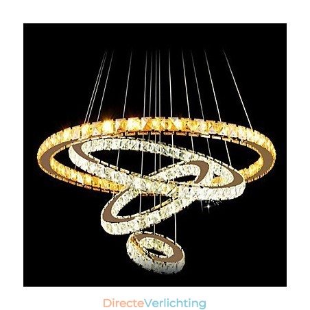Kristallen hanglamp plafond kroonluchter K9 helder kristal rond 4 ringen grote ring (warm wit) anders (koel wit) Kristallen hanglamp plafond kroonluchter K9 helder kristal rond 4 ringen grote ring (warm wit) anders (koel wit)