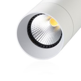 GE 05032 8W 136mm 1-lichts mini hanglamp gepoedercoat wit met aluminium