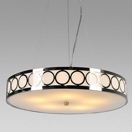 Kristallen plafondlamp met 5 lampen