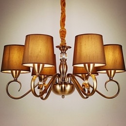 Rustieke Lodge Vintage Mini Stijl Gegalvaniseerde Metalen Kroonluchter