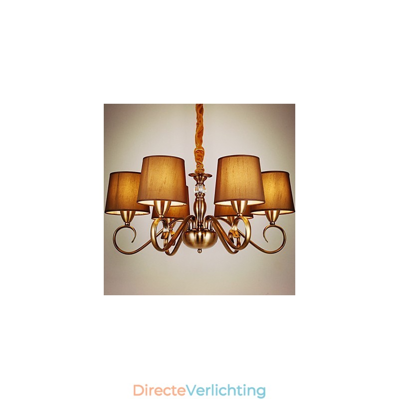 Rustieke Lodge Vintage Mini Stijl Gegalvaniseerde Metalen Kroonluchter