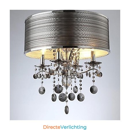 Moderne, eigentijdse kristallen metalen hanglamp Moderne, eigentijdse kristallen metalen hanglamp