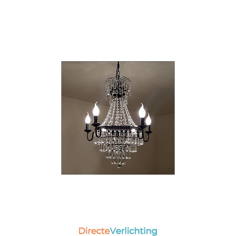 Amerikaanse Country Retro Kaars Kristallen Lamp