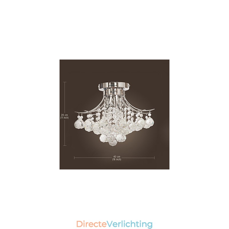 Kroonluchter Modern Kristal 3 Lampen