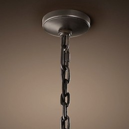 2-lichts hanglamp met transparante kap