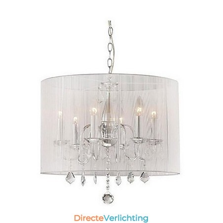 Moderne eigentijdse drum kristal gegalvaniseerde hanglamp Moderne eigentijdse drum kristal gegalvaniseerde hanglamp