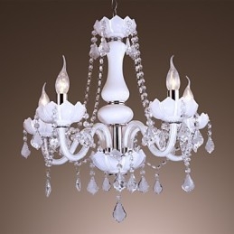 Moderne Europese stijl luxe jade kristal glazen kroonluchter