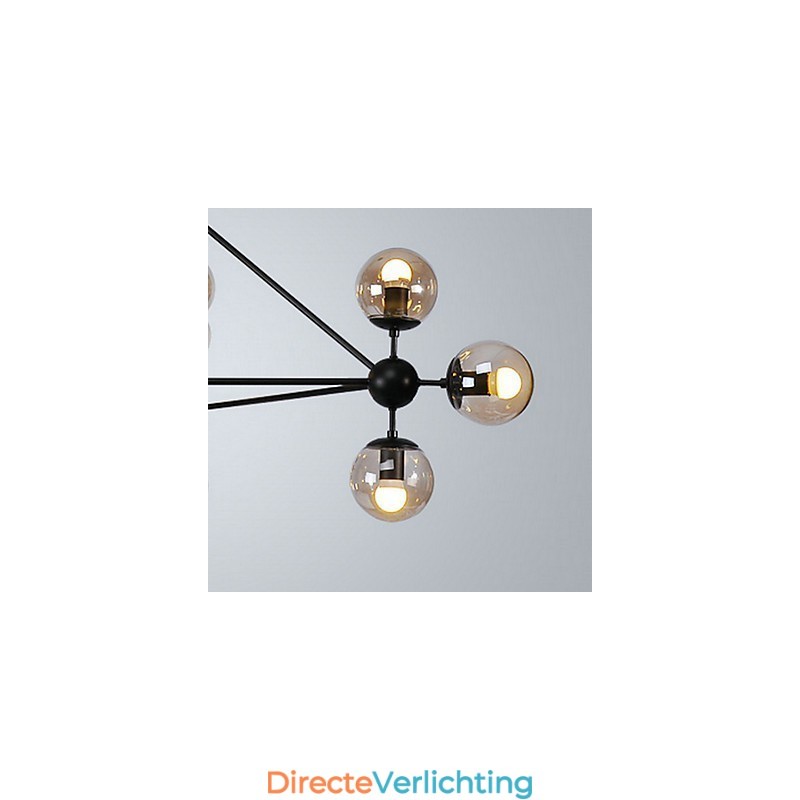 Landelijke schilderij metalen hanglamp garage