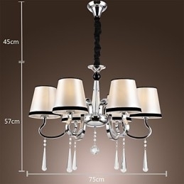 Modern Hedendaags Traditioneel Klassiek Rustiek Lodge Vintage Eiland Chroom Metalen Kroonluchter Eetkamer