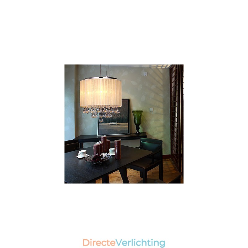 Elegante kristallen hanglamp met 4 lampen