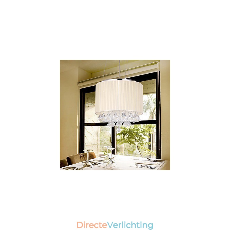 Elegante kristallen hanglamp met 4 lampen