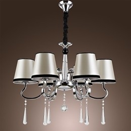 Modern Hedendaags Traditioneel Klassiek Rustiek Lodge Vintage Eiland Chroom Metalen Kroonluchter Eetkamer