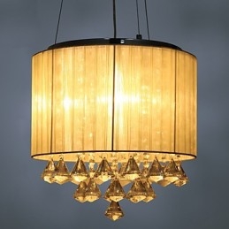 Elegante kristallen hanglamp met 4 lampen