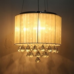 Elegante kristallen hanglamp met 4 lampen
