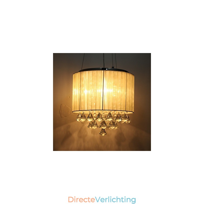 Elegante kristallen hanglamp met 4 lampen